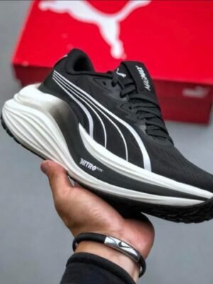 Puma MagMax Nitro Black White Men Shoes