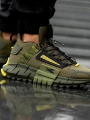 Reebok Zig Kinetica EDGE Army Green Men Shoes
