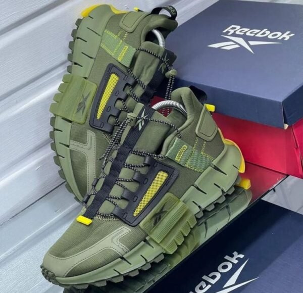 Reebok Zig Kinetica EDGE Army Green Men Shoes
