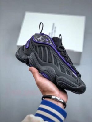 Adidas x Packer Intimidation Black Purple Men Shoes