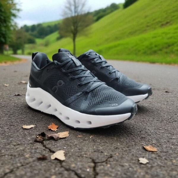 On Cloud leap Black White Men Shoes 1 On Cloud leap Black White Men Shoes