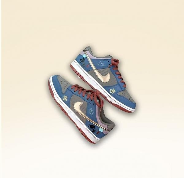 Nike Dunk Low Myth Wukong Semi UA Men Shoes 6 Nike Dunk Low Myth Wukong Semi UA Men Shoes