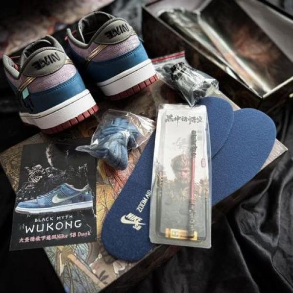 Nike Dunk Low Myth Wukong Semi UA Men Shoes 4 Nike Dunk Low Myth Wukong Semi UA Men Shoes