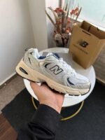 New Balance 530 Summer Fog Steel Grey Navy Women Sneakers (383 AS2)