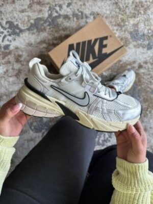 Nike V2K Run Metallic Silver Women Sneakers (7A Quality)