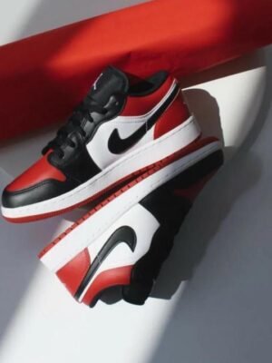 home 19 Nike Air Jordan Retro 1 Low Black Toe Women Sneakers