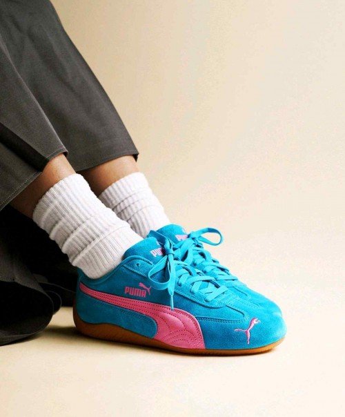 Puma Speedcat OG Tropical Aqua Blue Pink 962 Women Sneakers 2 Puma Speedcat OG Tropical Aqua Blue Pink 962 Women Sneakers
