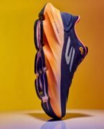 Skechers SKX Aero Burst Blue Pink Women Running Shoes