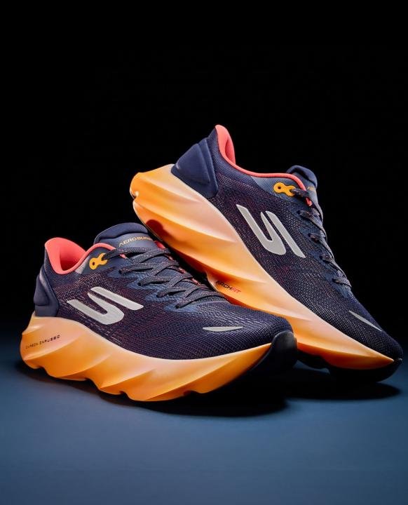 Skechers SKX Aero Burst Blue Pink Women Running Shoes 1 Skechers SKX Aero Burst Blue Pink Women Running Shoes