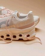 On Cloudmonster Women Moon Fawn 5025 Running Shoes