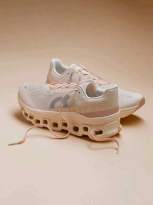 home 31 On Cloudmonster Women Moon Fawn 5025 Running Shoes