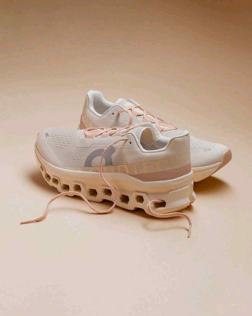 On Cloudmonster Women Moon Fawn 5025 Running Shoes 1 On Cloudmonster Women Moon Fawn 5025 Running Shoes