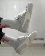 Puma Bella UT Leather White Silver Women Sneakers