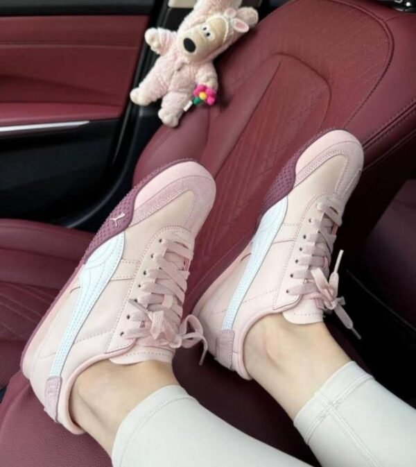 Puma Bella UT Leather Sakura Pink Women Sneakers 3 Puma Bella UT Leather Sakura Pink Women Sneakers