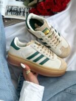 Adidas Originals Gazelle Bold Beige Women Sneakers