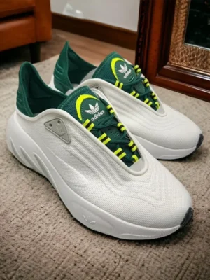 Adidas Adifoam White Green Men Shoes (FT723)