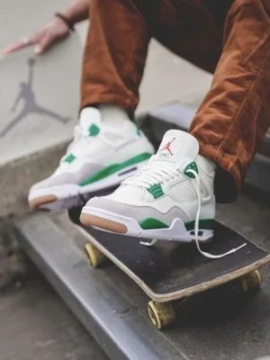 Jordan Retro 4 Sb Pine Green Shoes For Men (ETS338)