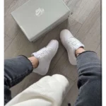 Nike Air Force 1 White Pure Leather Shoes For Men (BOT1865) (Copy)