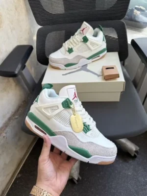 Nike Air Jordan 4 Sb Pine Green Shoes For Men (HS219)