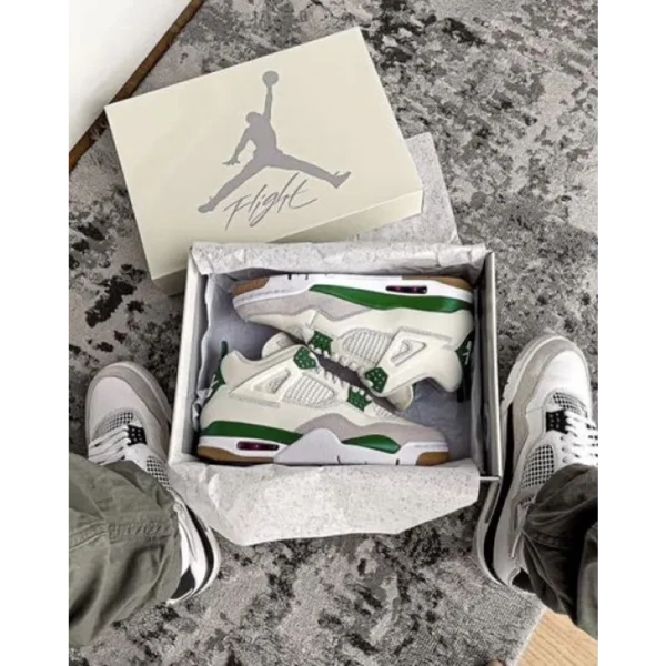 Nike Air Jordan 4 Sb Pine Green Shoes For Men (HS219)