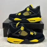 NIke Air Jordan 4 Yellow Thunder Shoes For Men (HS218)