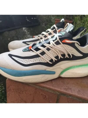 Premium Adidas Alphaboost V1 Green Solar Gold Shoes For Men (SL718)