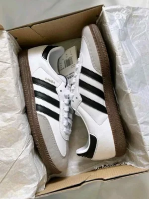 Premium Adidas Samba Black White Shoes For Men (FT1132)