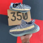 Premium Adidas Yeezy 350 V2 Ash Blue Shoes For Men (CSO1877)