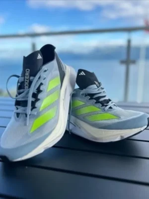 Premium Adizero Boston 12 Blue Lucid Green Shoes For Men (CSO1866)