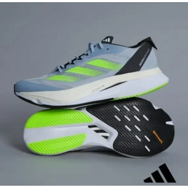 Premium Adizero Boston 12 Blue Lucid Green Shoes For Men (CSO1866) 3 Premium Adizero Boston 12 Blue Lucid Green Shoes For Men (CSO1866)