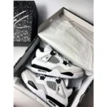 Premium Air Jordan 4 Military Black Shoes For Men (CSO1856)