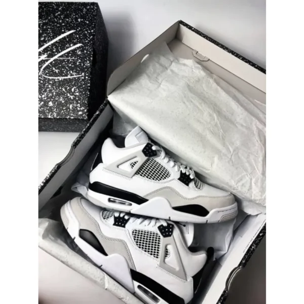 Premium Air Jordan 4 Military Black Shoes For Men (CSO1856)