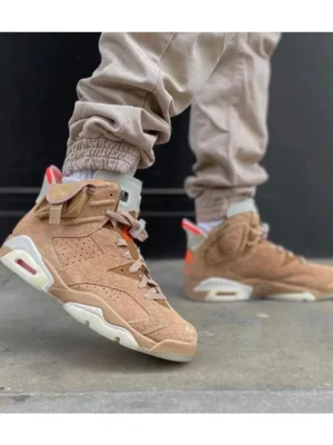 Premium Air Jordan Retro 6 British Khakhi Shoes For Men (SL715)