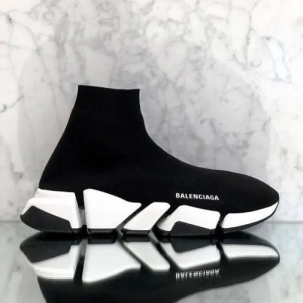 Premium Balenciaga Speed Knit 2.0 Trainer Black White Shoes For Men (SUP5077) 1 Premium Balenciaga Speed Knit 2.0 Trainer Black White Shoes For Men (SUP5077)