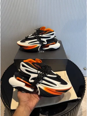 Premium Balmain Unicorn Low Neoprene Shoes For Men (LAB1404)