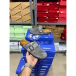 Premium Birkenstock Boston Suede Grey For Men (LAB1675)