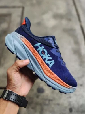 Premium Hoka Challenger Art 7 Navy Blue Shoes For Men (SL605)