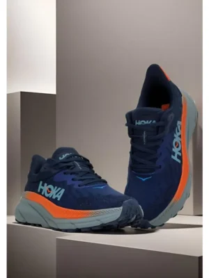 Premium Hoka Challenger Art 7 Navy Blue Shoes For Men (SL605)