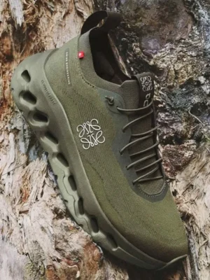 Premium Loewe X On Cloudtilt 2 Olive Green Shoes For Men (FT1126)