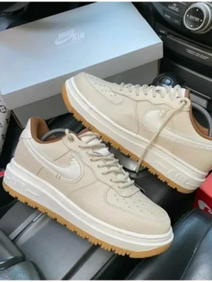 Premium Nike Air Force 1 Low Luxe Pecan Shoes For Men (SL616)