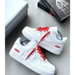 Premium Nike Air Force 1 Low Supreme White Shoes For Men (CSO1869)
