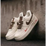 Premium Nike Air Force 1 Mini Swoosh Milk Coffee Shoes For Men (FT1211)