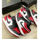 Premium Nike Air Jordan 1 Low Bred Toe Shoes For Men (SL684)