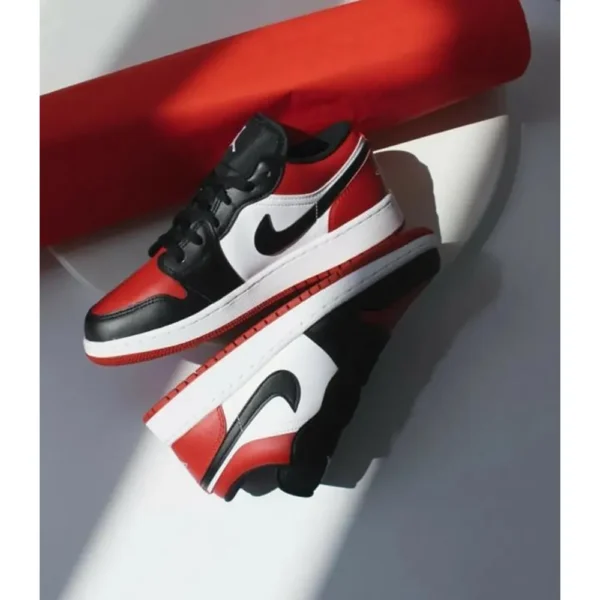 Premium Nike Air Jordan 1 Low Bred Toe Shoes For Men (SL684)