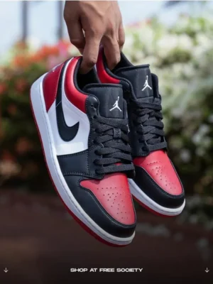 Premium Nike Air Jordan 1 Low Bred Toe Shoes For Men (SL684)