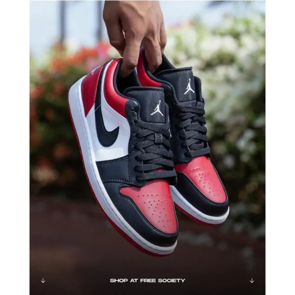 Premium Nike Air Jordan 1 Low Bred Toe Shoes For Men (SL684)