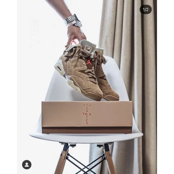 Premium Nike Air Jordan Retro 6 X Travis Scott Shoes For Men (FT432) 1 Premium Nike Air Jordan Retro 6 X Travis Scott Shoes For Men (FT432)