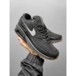 Premium Nike Air Max 90 Black Gum Shoes For Men (SL629)