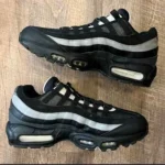 Premium Nike Air Max 95 Essential Black Smoke Grey Shoes For Men (FT1200)