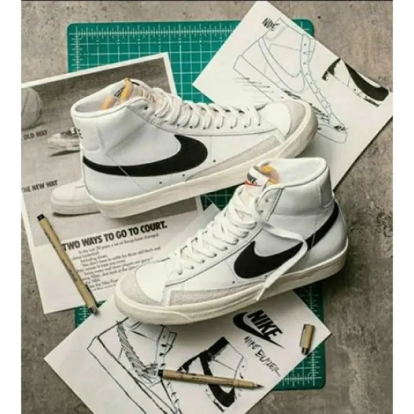 Premium Nike Blazer Mid Vintage White Shoes For Men (SL683) 3 Premium Nike Blazer Mid Vintage White Shoes For Men (SL683)